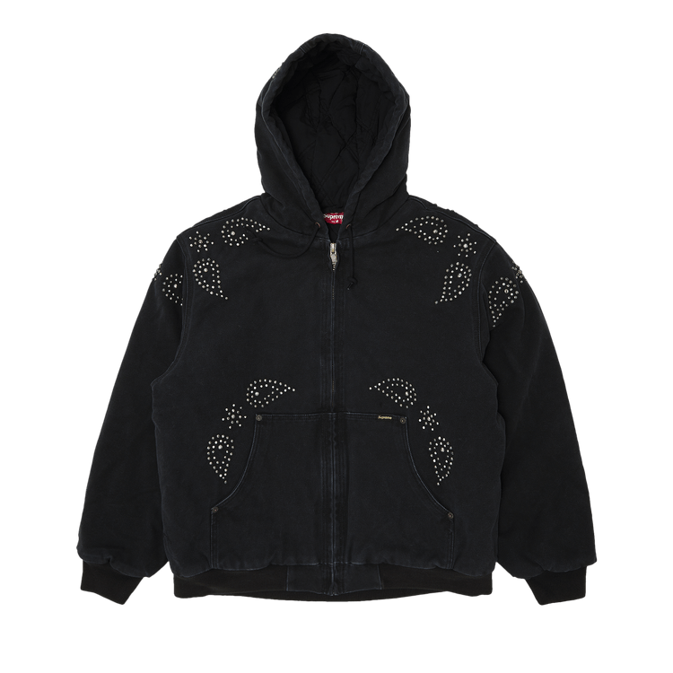 Supreme Paisley Studded Work Jacket "Black"