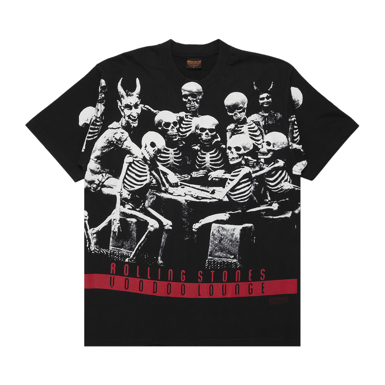 Vintage Rolling Stones Voodoo Lounge Tour All Over Print T-Shirt "Black"