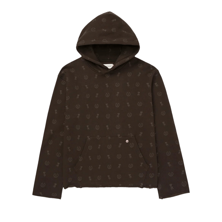 Honor The Gift Raw Edge Hoodie "Black"