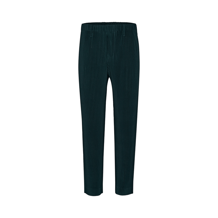Homme Plissé Issey Miyake Color Pleats Pants "Deep Green"