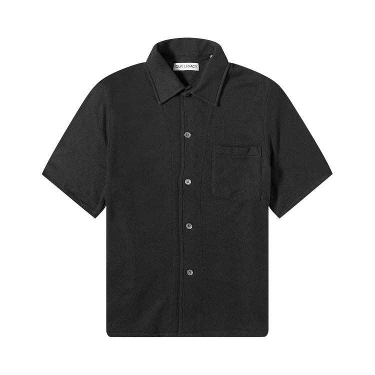 Our Legacy Box Short-Sleeve Shirt "Black"