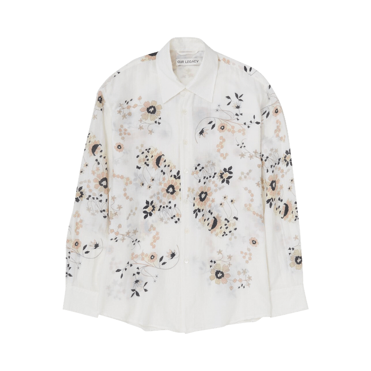 Our Legacy Eastern Flower Print Above Shirt "White"