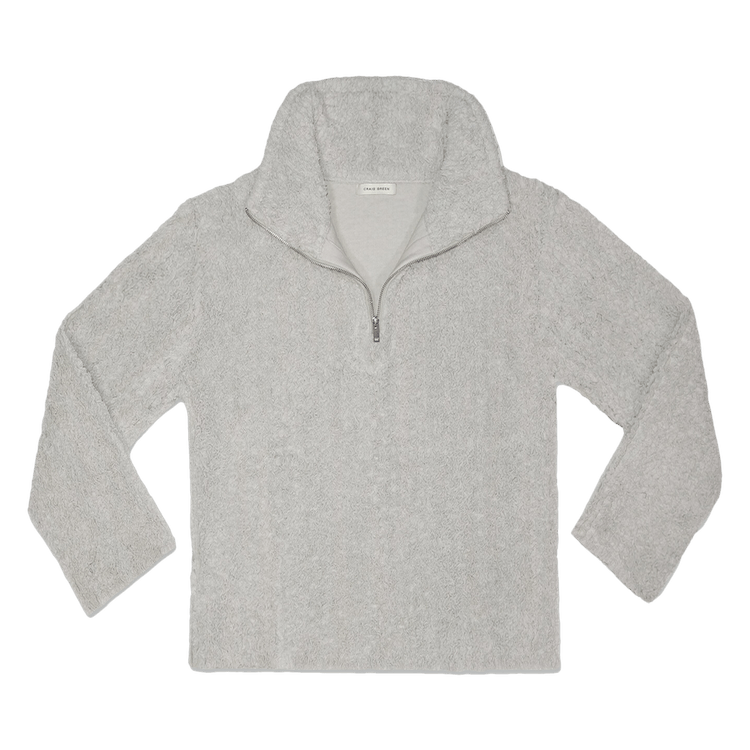Craig Green Half Zip Loopback Knit Jumper "Chalk"