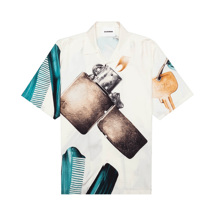 Jil Sander Printed Shirt "Cream"