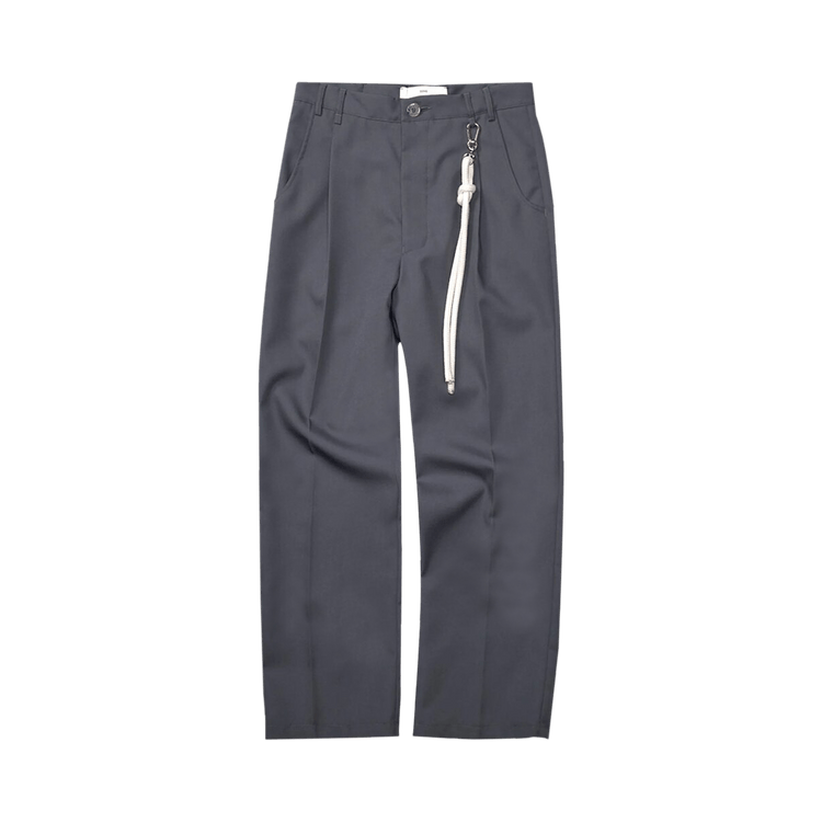 Song for the Mute Loose Pleated Pant "Charcoal"