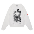 Cav Empt Washed MD Nothing Crewneck Sweatshirt "White"