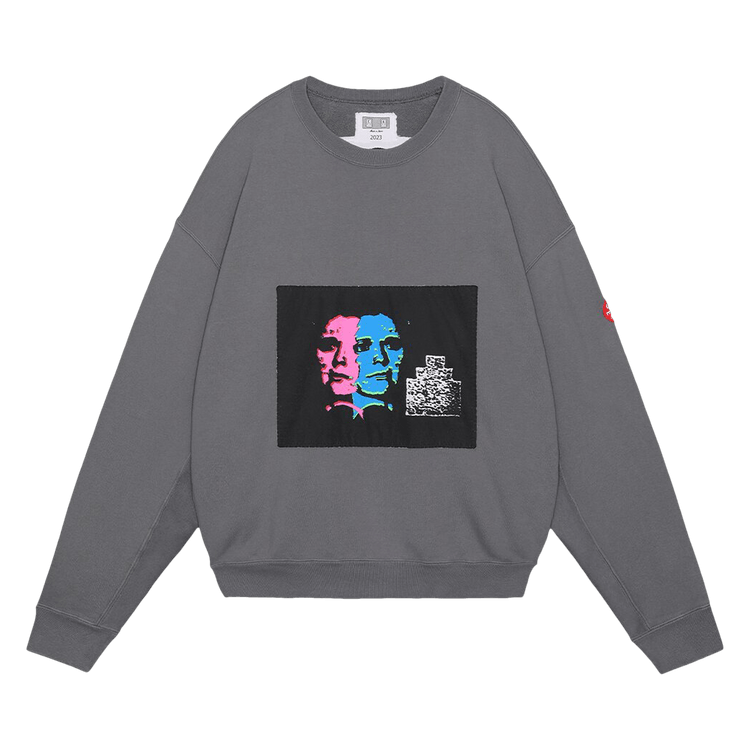 Cav Empt Washed After Effect Crewneck Sweatshirt "Charcoal"