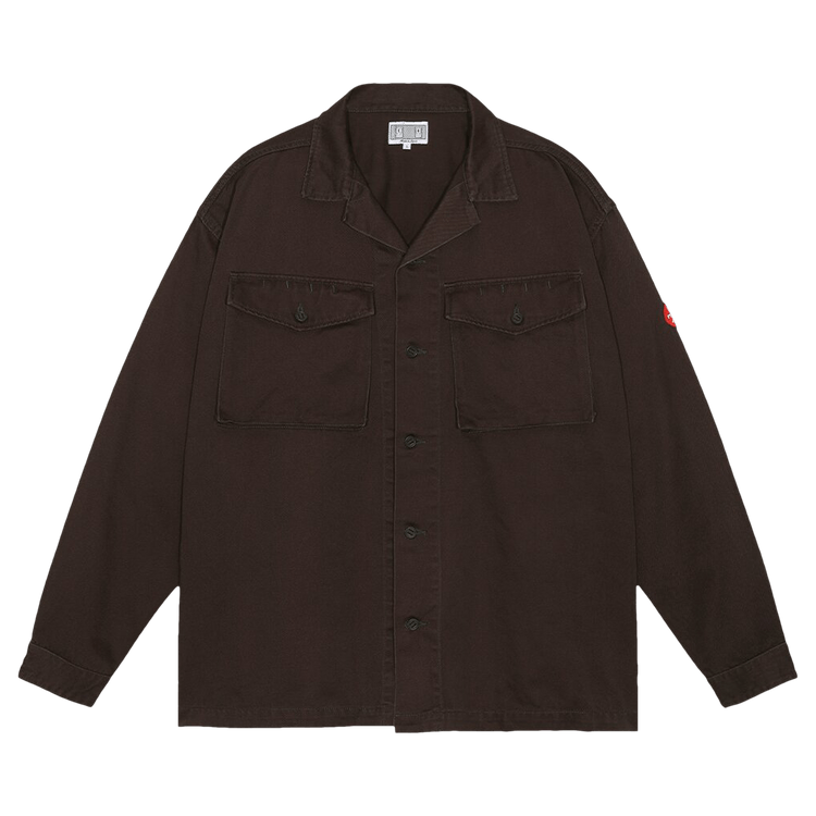 Cav Empt Slotted Button BDU Shirt "Brown"