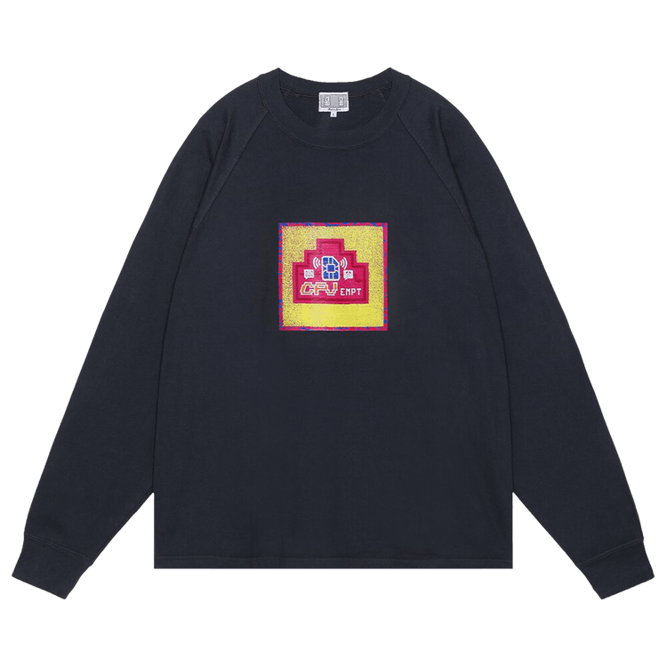 Cav Empt Overdye Raglan Heavy Long-Sleeve Tee "Black"