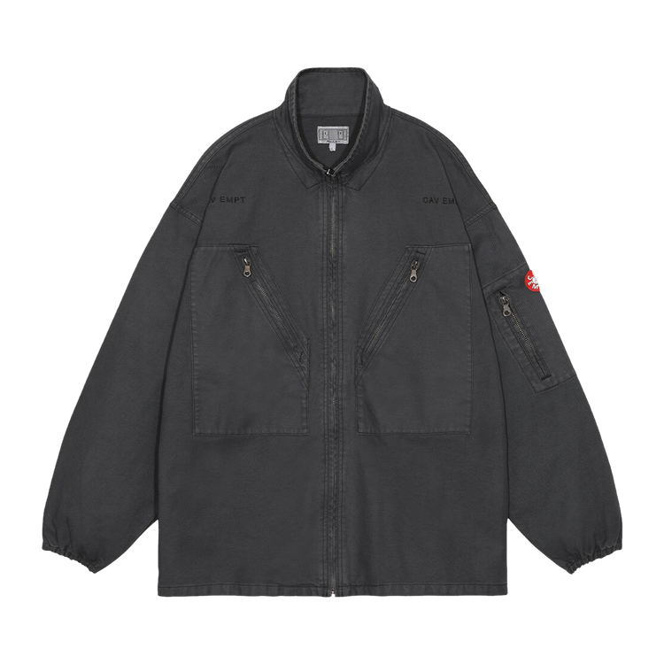 Cav Empt Overdye Zip BDU Jacket "Charcoal"