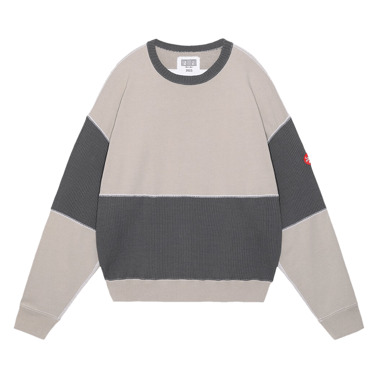 Cav Empt Wide Rib Crewneck #2 "Grey"
