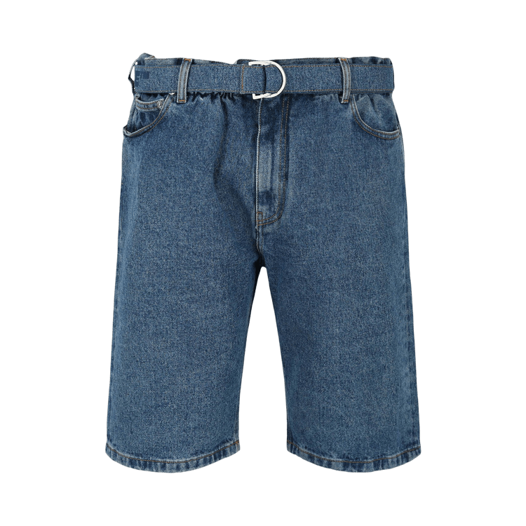 Off-White Industrial Slim Low Crotch Shorts "Blue"