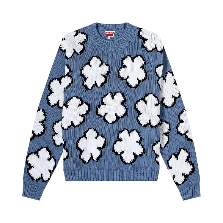 Kenzo All Over Boke Flower Jumper "Blue"