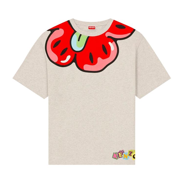 Kenzo Boke Graphic Print Oversized T-Shirt "White"