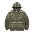 thisisneverthat x Grateful Dead Iconography Knit Zip Hoodie "Mud"