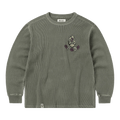 thisisneverthat x Grateful Dead SYF Waffle Long-Sleeve Top "Mud"