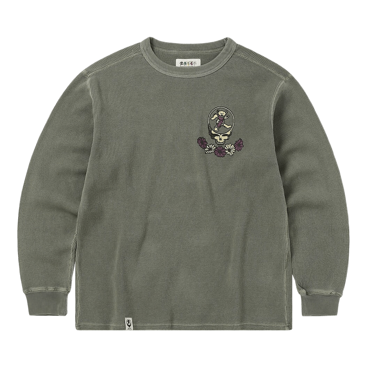 thisisneverthat x Grateful Dead SYF Waffle Long-Sleeve Top "Mud"