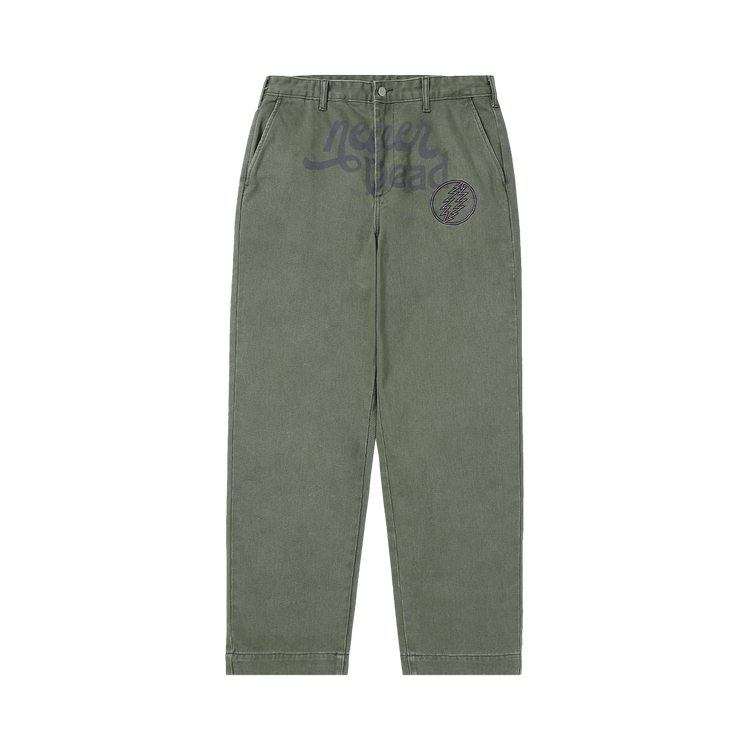 thisisneverthat x Grateful Dead Never Dead Work Pant "Mud"