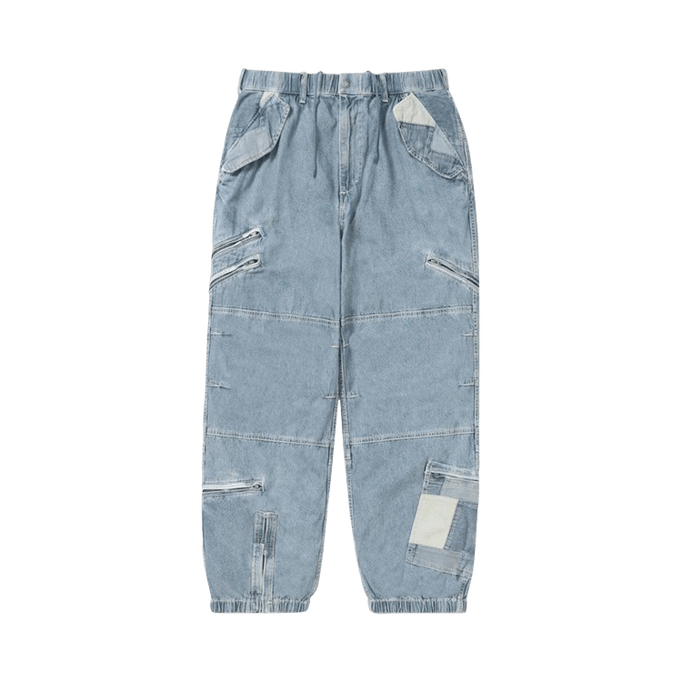thisisneverthat Crazy Multi Zip Pant "Washed Blue"