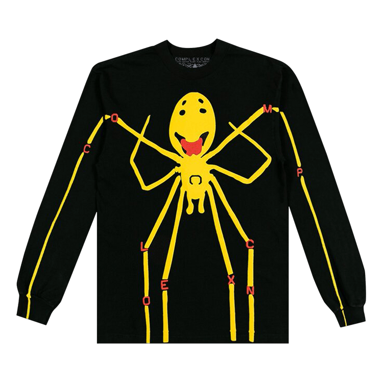 Cactus Plant Flea Market Complexcon Smiiiiley Spider Legs Long-Sleeve "Black"