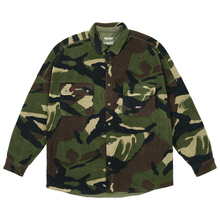 Palace Polartec Drop Shoulder Shirt "Woodland DPM"