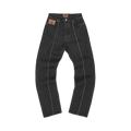 Corteiz C-Star Stitch-Down Jeans "Black"