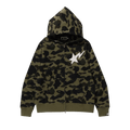 BAPE 1st Camo Full Zip Hoodie "Green"