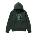 BAPE College Pullover Hoodie "Green"