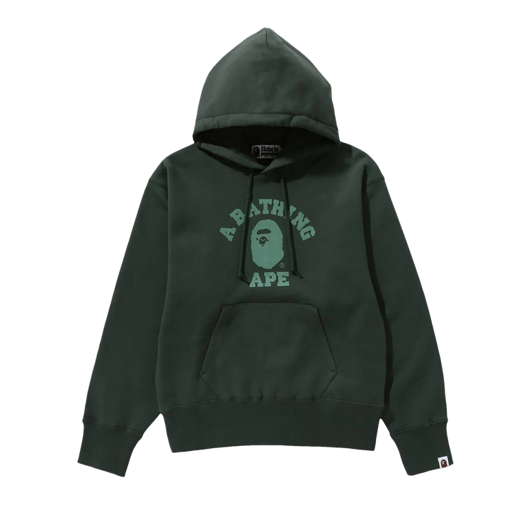 BAPE College Pullover Hoodie "Green"