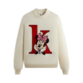 Kith For Mickey & Friends Minnie K Crewneck Sweater "Sandrift"