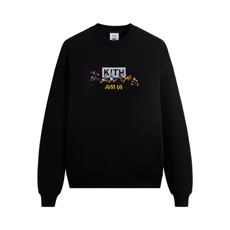 Kith For Mickey & Friends Family Crewneck "Black"