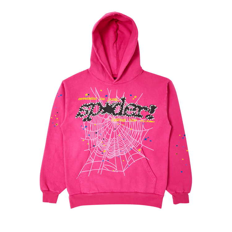 Sp5der P*nk V2 Hoodie "Pink"