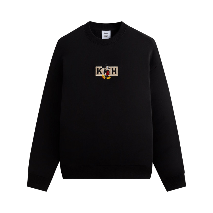 Kith For Mickey & Friends Cyber Monday Mickey Classic Logo Crewneck "Black"