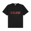 CELINE Loose T-Shirt "Black/Red"