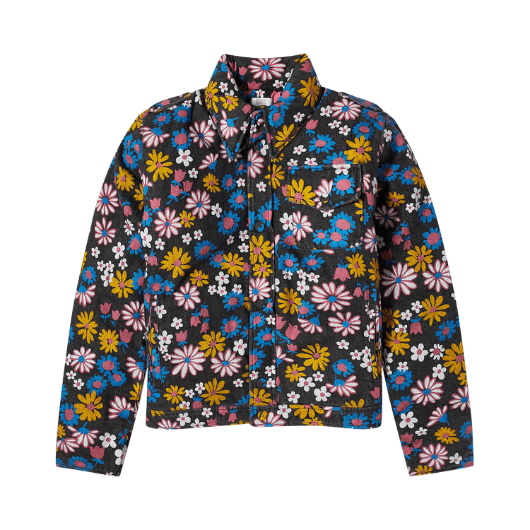 ERL Printed Padded Jacket "Black Floral"