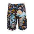 ERL Cargo Shorts "Black Floral"