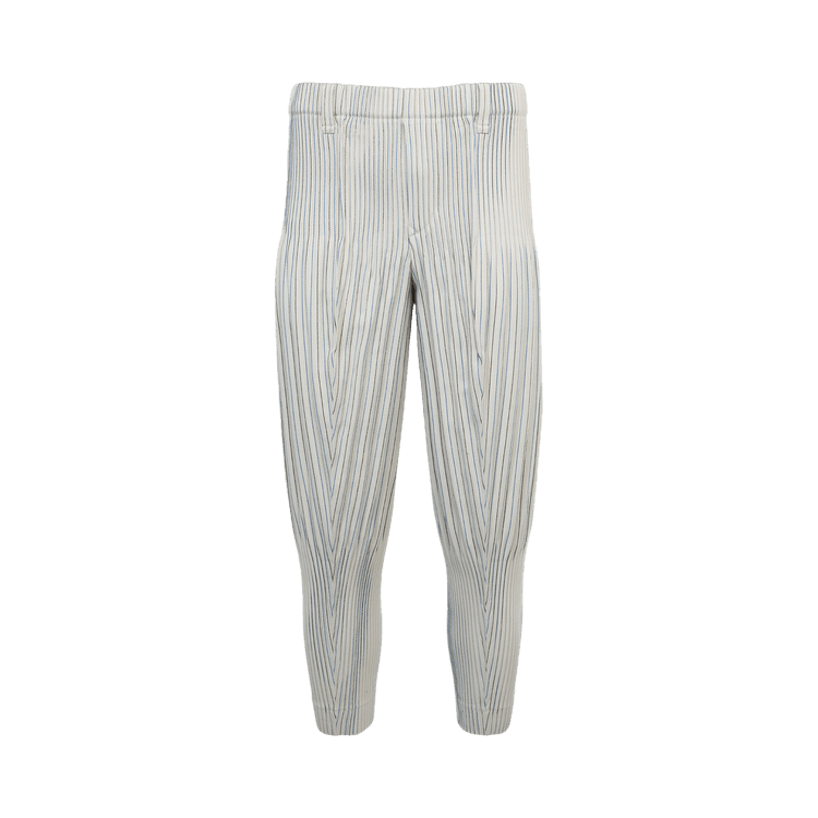 Homme Plissé Issey Miyake Tweed Pleats Pants "Ivory"