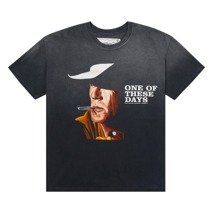 One Of These Days Just For A Visit Tee "Black"