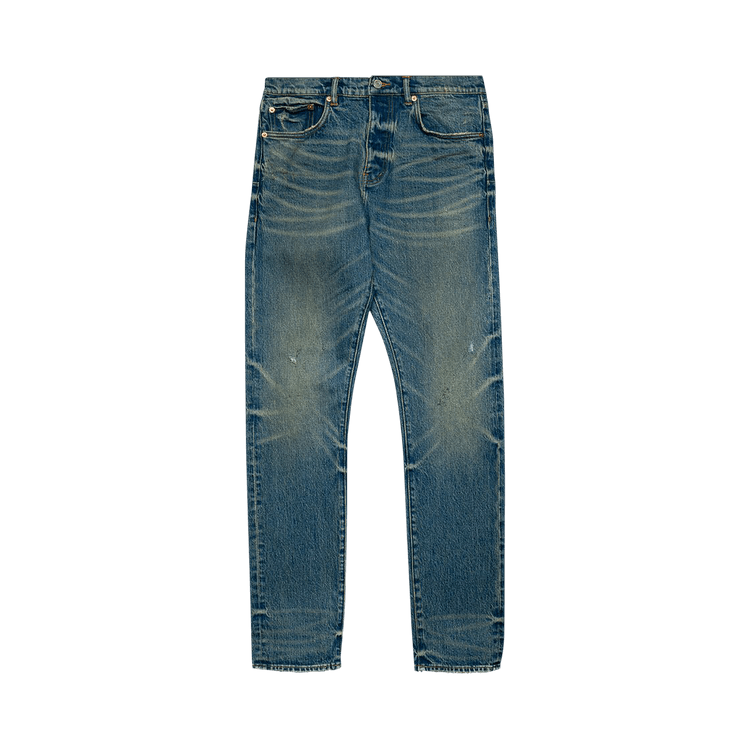 PURPLE BRAND 2 Year Dirty Fade Pants "Mid Indigo"