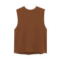 Saint Laurent Crepe Top "Oak Brown"