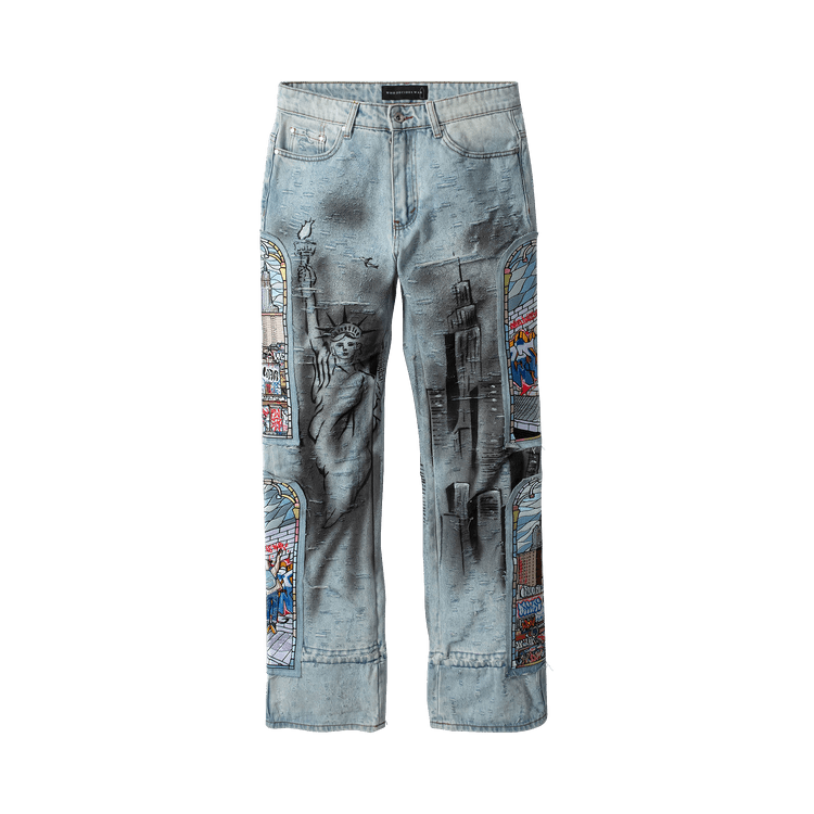Who Decides War Dual Patch Pocket Pant "Sky"