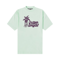 Palm Angels Douby Classic Tee "Light Green/Purple"