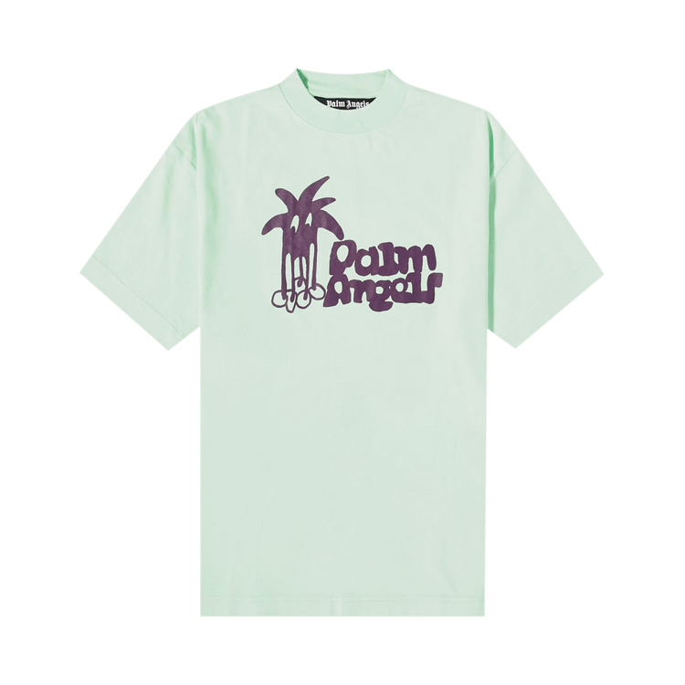 Palm Angels Douby Classic Tee "Light Green/Purple"