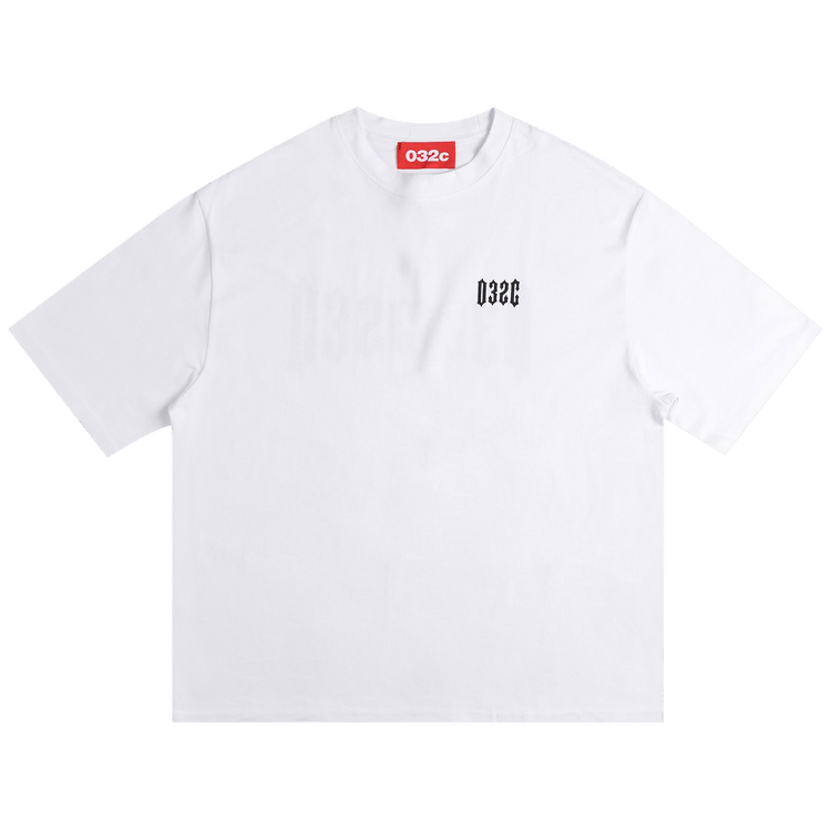 032C Crux Oversized Box Cut T-Shirt "White"