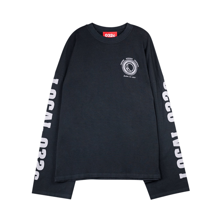 032C Repetition Local Boxy Long-Sleeve "Faded Black"