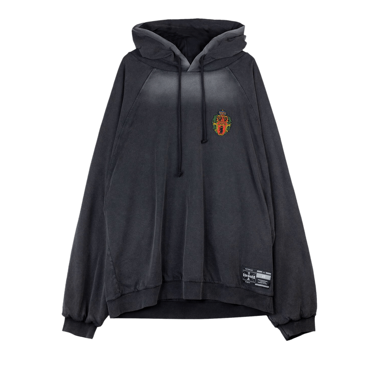 032C Bar Team Tag Comfort Hoodie "Faded Black"