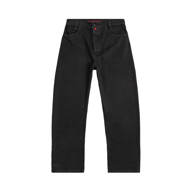 032C New Classic Wide Leg Jean "Washed Black"
