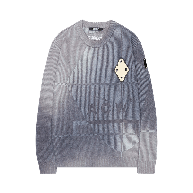 A-Cold-Wall* Spray Knit Sweater "Grey"