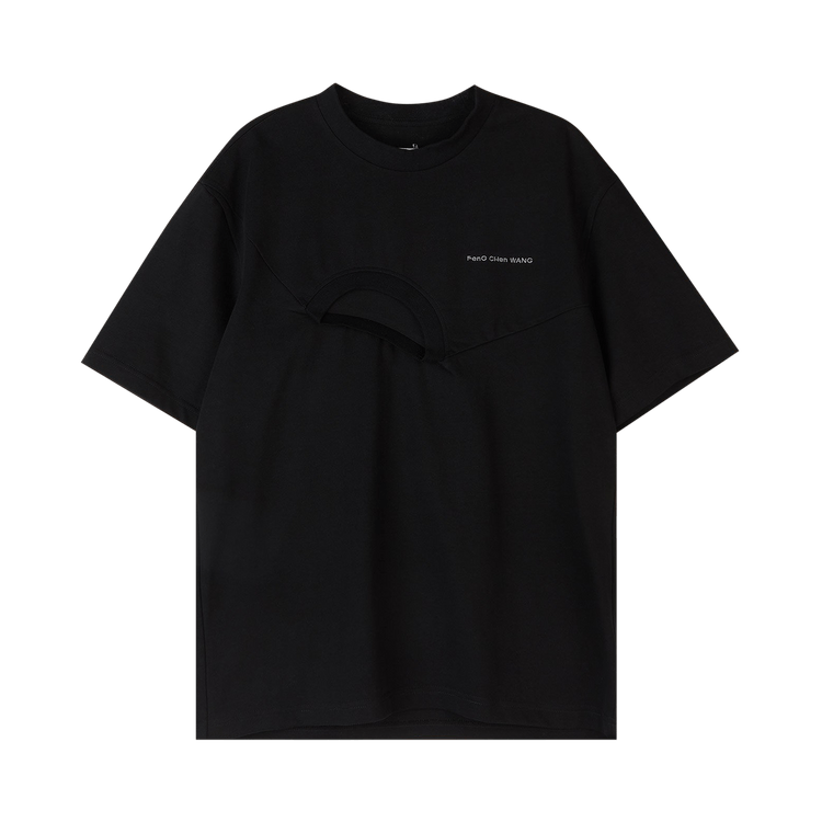 Feng Chen Wang Panelled Collar T-Shirt "Black"