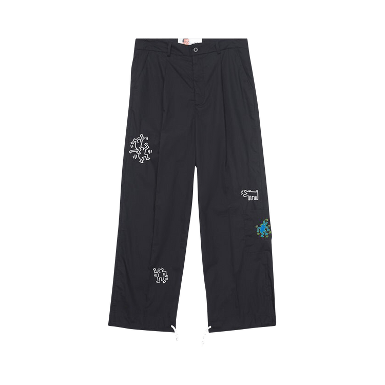Jungles Haring Pleated Pant "Black"